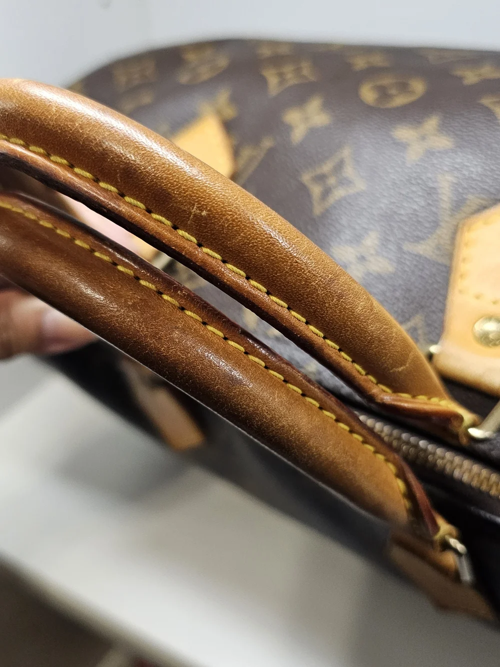 Louis Vuitton Monogram Canvas Speedy Handbag in Brown 30cm - Picture 9 of 15